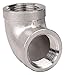 Elbow, 90 Deg, 3/4 In, Threaded, 316 SS