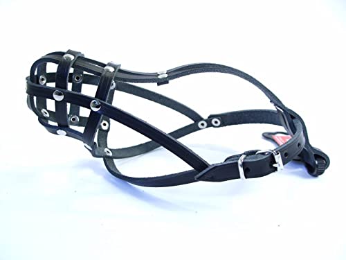 Museruola per cani in pelle leggera per Chihuahua