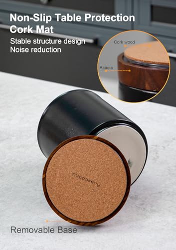 Ceramic-Rotating-Kitchen-Utensil-Holder-for-Countertop-72-Stone-Black-360-Large-Cooking-Utensil-Crock-for-Kitchen-Counter-Organizer-Wooden-Base-No-Slip-Farmhouse-Decor-Christmas-Gift
