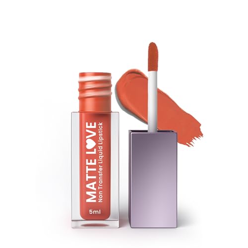 Image of Hilary Rhoda Matte Love Non Transfer Liquid Lipstick | Lightweight & Matte Finish | Waterproof Lipstick for Women | Long Lasting & Non-Drying Lipstick | 5ml (Cushion Pink - Shade 02)