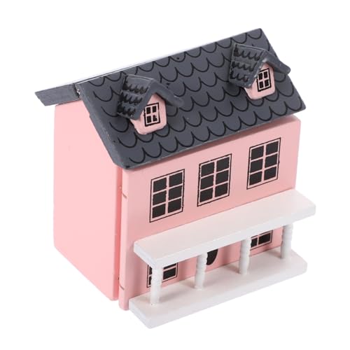 SUPVOX Decoración De Casa De Muñecas Villa Miniatura De Madera Accesorios para Minicasas