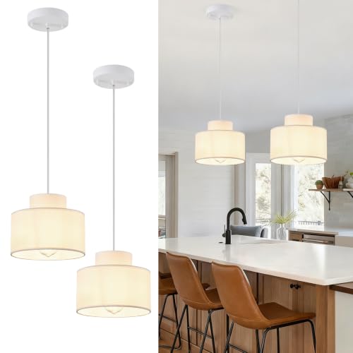 Dijiahua 2-Pack Mini Drum Lights