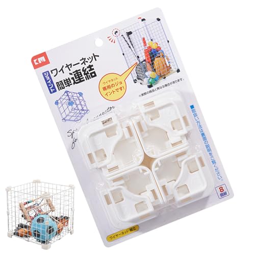 ���C���[ �L���[�u �R�l�N�^ - PP�A3x3cm �O���b�h �o�b�N���A�ȒP�Ɏ��t���\ |��������z�[���h���W�����[�X�g���[�W�T�|�[�g�A����A���A�A�p�[�g�A�Q���A�������ᔠ�A�����P�[�W�p�L���[�u�����N