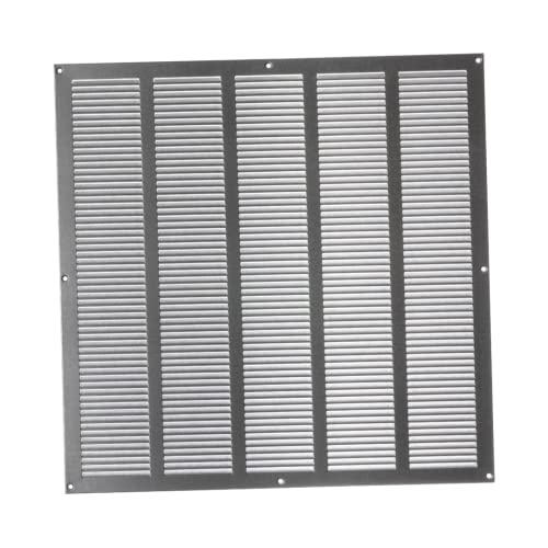 500x500mm Rejilla de Ventilación con Mosquitera - Rejillas de Aireación Metálicas - Acero Galvanizado