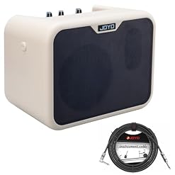 JOYO 10W Portable Bass Amplifier with 15ft Bass Guitar Cable Mini Bass Practice Amp Battery Powered Combo Bass Amp MA-10B Dual Channel (CMA10B) - Les Beatles, Paul McCartney, John Lennon, RIngo Starr, George Harrison