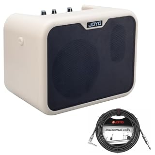 JOYO 10W Portable Bass Amplifier with 15ft Bass Guitar Cable Mini Bass Practice Amp Battery Powered Combo Bass Amp MA-10B Dual Channel (CMA10B) - Les Beatles, Paul McCartney, John Lennon, RIngo Starr, George Harrison