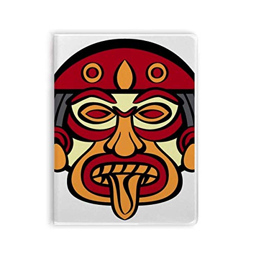 Journal intime couverture souple totem indien abstrait pour écriture et dessin