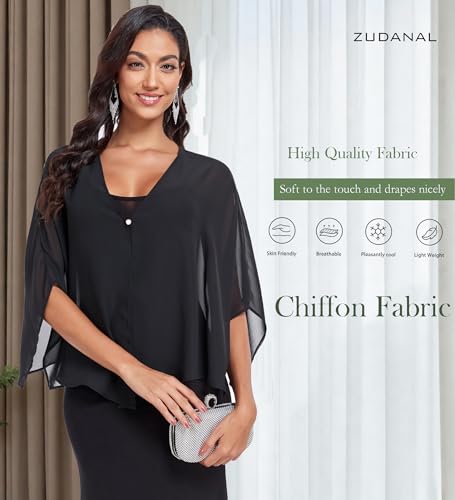 Shawls and Wraps for Evening Dresses Chiffon Soft Shawl for Wedding Guest Party Cover Up3