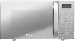 Micro-ondas Philco 20 Litros Limpa Fácil Espelhado Branco PMO23EB - 220V