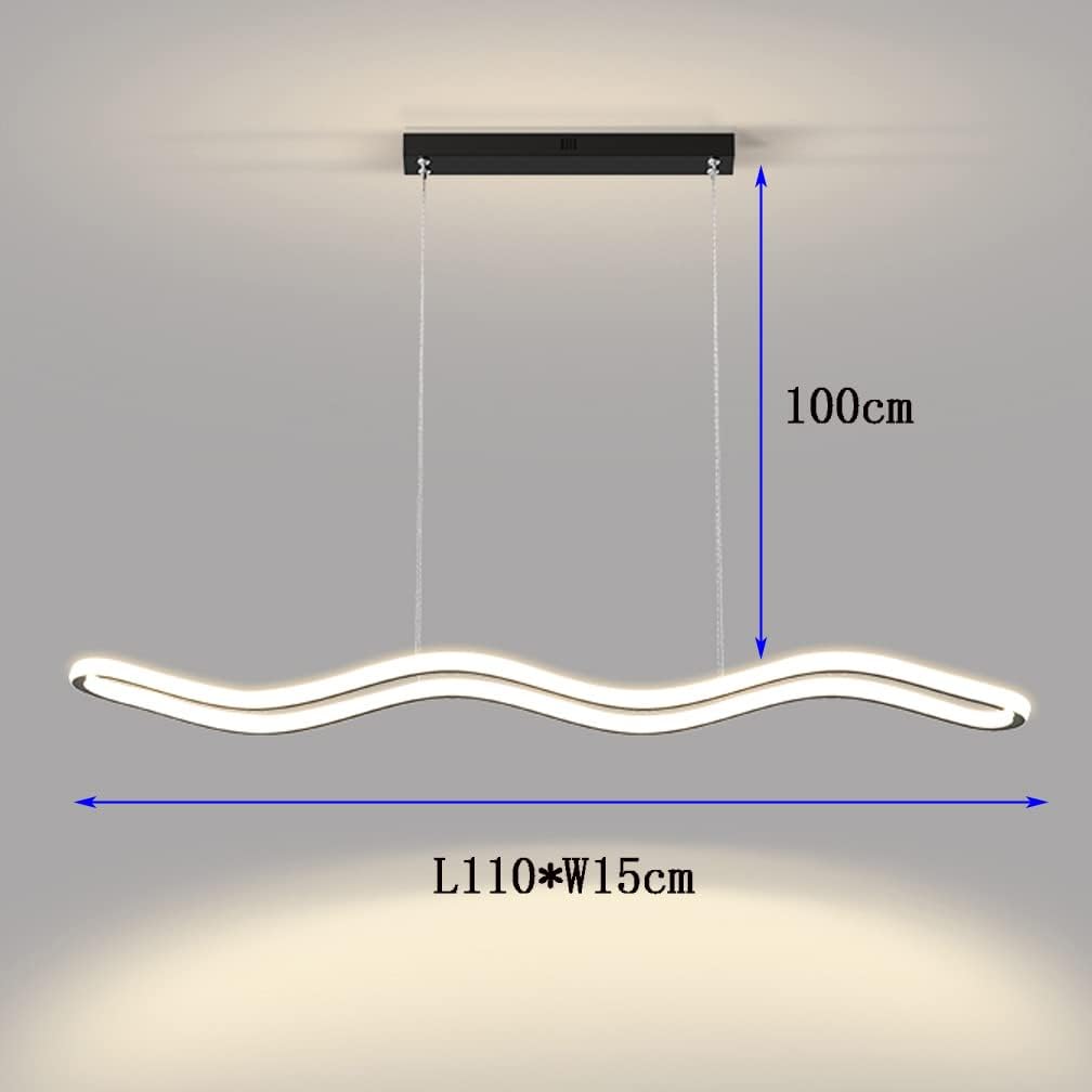 Buy Dimmable LED Pendant Light Height Adjustable Dining Table Lamp Kitchen Island Ceiling