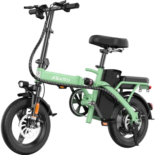 Folding Electric Bike for Adults and Teens, 14" E Bike for Daily Commuting image 2