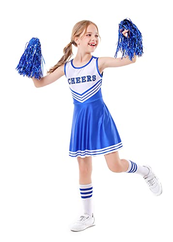 LMYOVE Vibrant Girls' Cheerleading Dresses CHEERS Print2