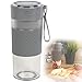 Batidora de vaso para smoothie Maker To Go pequeña, 300 ml, batidora portátil para batidos - picadora eléctrica con batería recargable con USB, 4 cuchillas de acero inoxidable