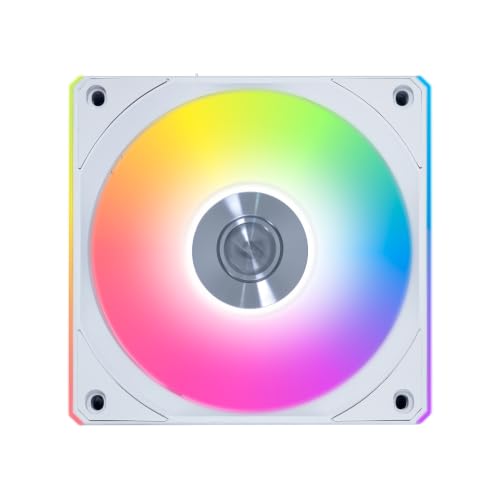 Image of Lian Li UNI Fan CL Flex 120, Reverse Blade ARGB Fan, Single Pack, White