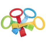 Anneau de poignée de lit pour tout-petit : attachez ces anneaux de traction sur le parc pour bébé, puis encouragez votre bébé à se lever tout seul / à l'aide de ces anneaux, anneau de traction pour la main de bébé