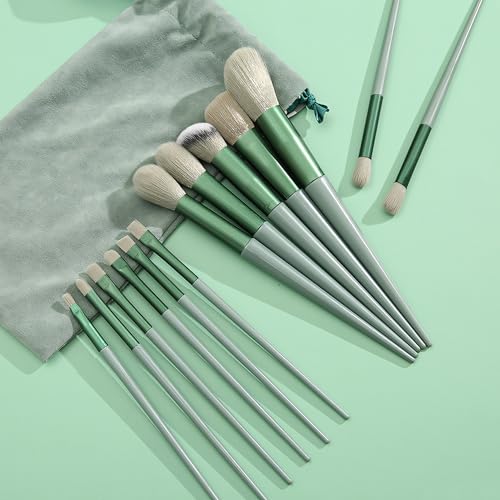 Kit de Pincéis de Maquiagem 13 Peças – Maciez, Precisão e Performance Profissional para uma Make Per