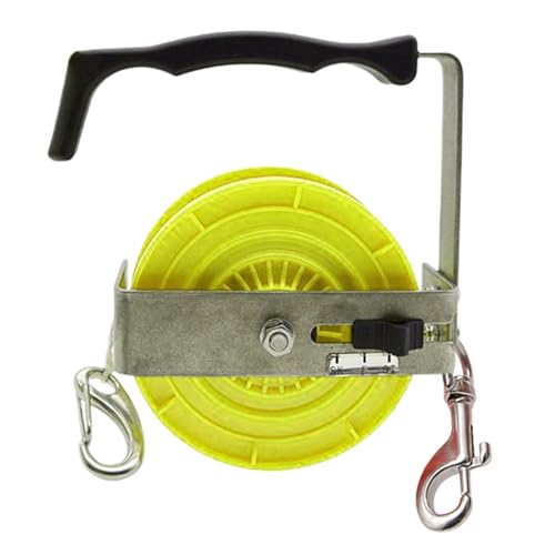 Carrete de buceo de 88m estable y ergonómico para pesca submarina y mar