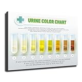 Urine Color Hydration Chart -Examination Department 3 Poster HD Canvas Printing Wall Art Decor Aesthetics For Living Room Bedroom kitchen bar Background Decor (24x36inch-Unframed)