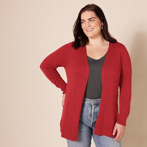 Image of Amazon Essentials Women's Lightweight Long Sleeve Open-Front Cardigan Sweater (Available in Plus Size)