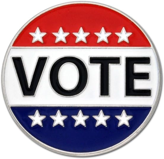 PinMart Patriotic Vote Election Lapel Pin &amp; Button Collection