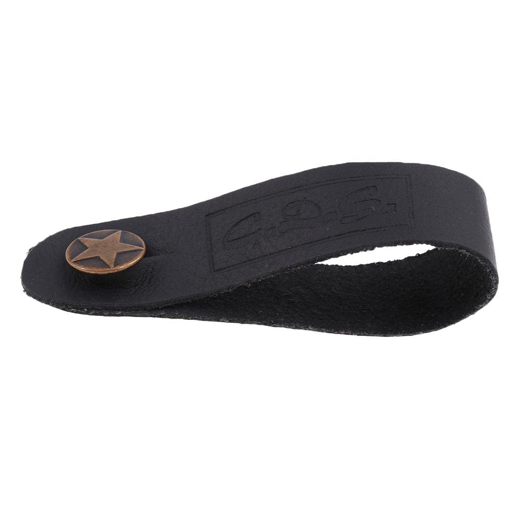 CALANDIS™ Leather Strap Hook Neck Strap Button for Acoustic Classical Guitar Black | Straps | Parts & Accessories-image-32