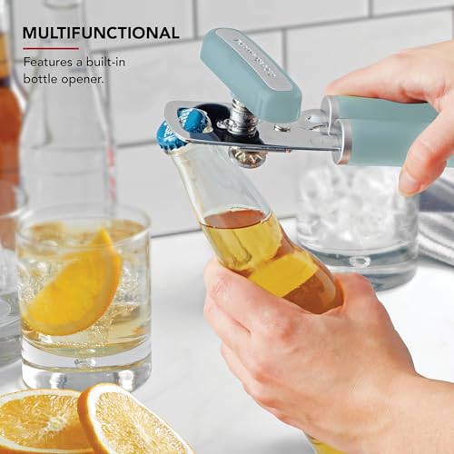 Image of KitchenAid Classic Multifunction Can Opener and Bottle Opener Easy to Use, Razor Sharp Stainless Steel Cutting Wheel, Soft Ergonomic Handles, Mineral Water, 8.34-Inch (Pack of 12)