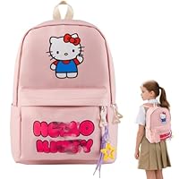 Amazluck Cute Backpack, Kawaii Large Capacity School Bag, Cartoon Stylish Schoolbag, Waterproof Rucksack Books Bag, Travel Fashion Daypack Bag for Boys Girls Kids Teens