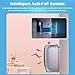 XURUIUS Mini Laundry Machine and Drying,Wall Mounted,3KG Automatic Washing Machine,Tumble Laundry,for Apartment Hotel