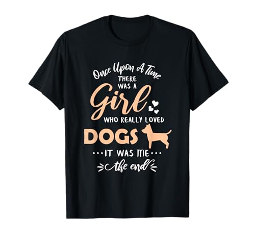 Regalos de Girl Who Loves Dogs para amantes de los perros Regalos novedosos para perros Camiseta