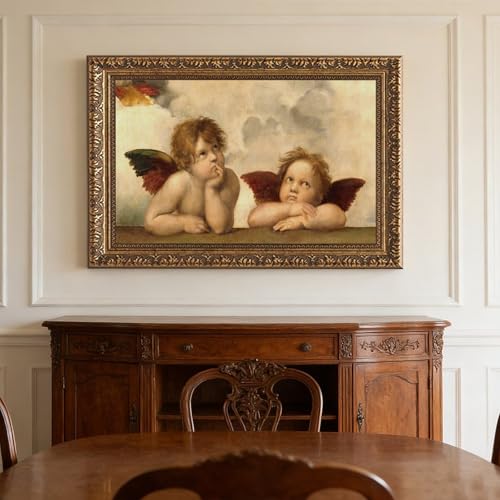 Toile de la Vierge Sixtine Raphaël, décoration murale bureau