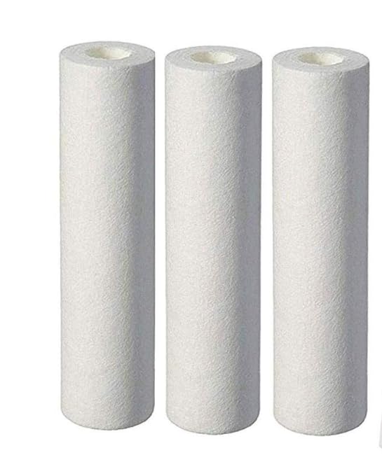 AQUANERO+ High Density 10-Inch 5 Micron Sanitised PP Spun Filter for pre-Filter of All Type RO Water Purifiers, Sediment Removal Filter Candle (Pack of 3, PP Spun) AQUAFRESH_003-image-42