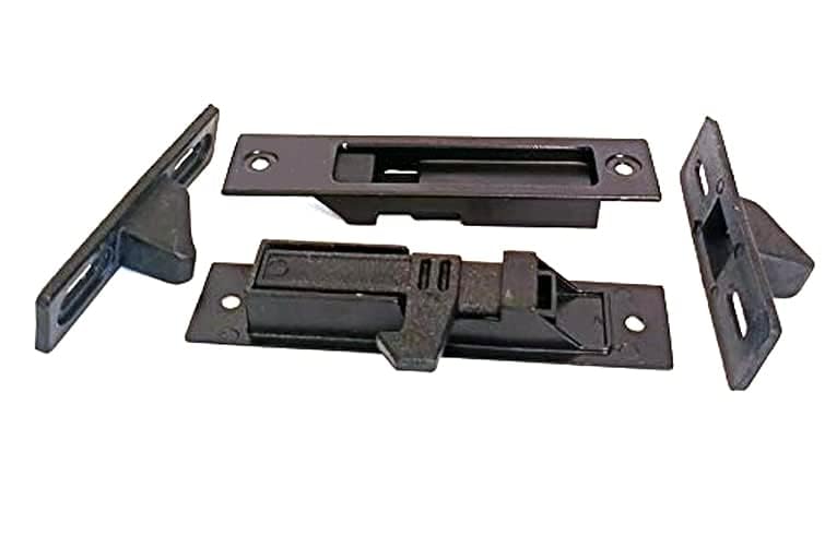 Aluminium Sliding Window Concealed Lock (2 Pcs) (Black)-picture-17