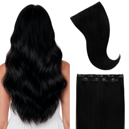 Image of GOO GOO Clip in Hair Extensions Real Human Hair Back Fill Extension 2Pcs