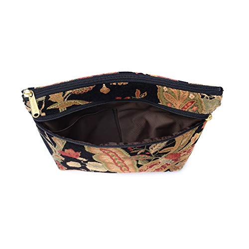 Danny K. Women's Tapestry Zipper Purse Crossbody Handbag, Adjustable Cord, Handmade in USA4