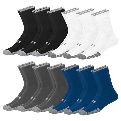 KOPNHAGN 12 Paar Socken Herren Sportsocken Wandersocken Tennissocken (EU 43-46, Mehrfarbig)