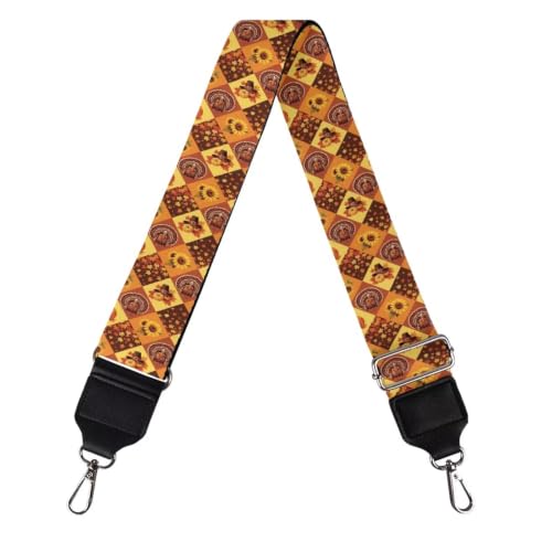 Image of Adjustable Purse Strap Replacement, Wide Shoulder Canvas Bag Strap, Crossbody Handbag Strap