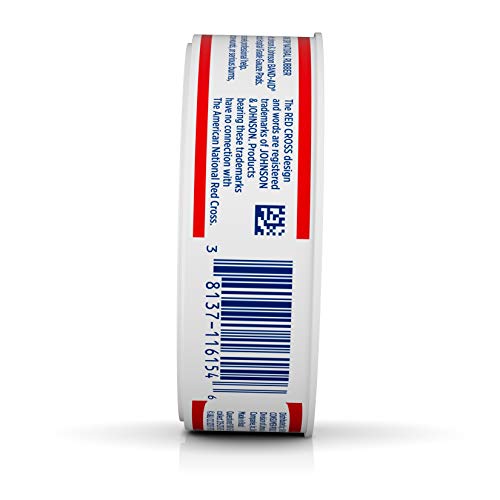 Band-Aid First Aid Tapes, Waterproof Tape, 1/2 Inch X 10 Yds (Pack Of 6) #TOP7