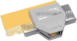 DIMENSIONS EK Success-Large Edger Paper Punch: Diamond Flowers, Metal, Multi-Colour, 16 x 9.5 x 3.5 cm