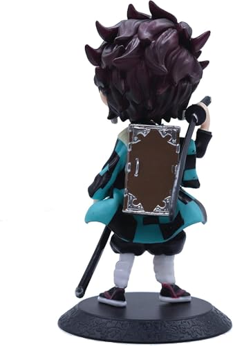 Image of Tanjiro Demon Slayer Action Figure Anime Collectible 15 cm PVC Toy with Movable Joints for Home Decor, Office Desk & Gifting | Detailed Anime Action Figure Toy - New Tanjiro