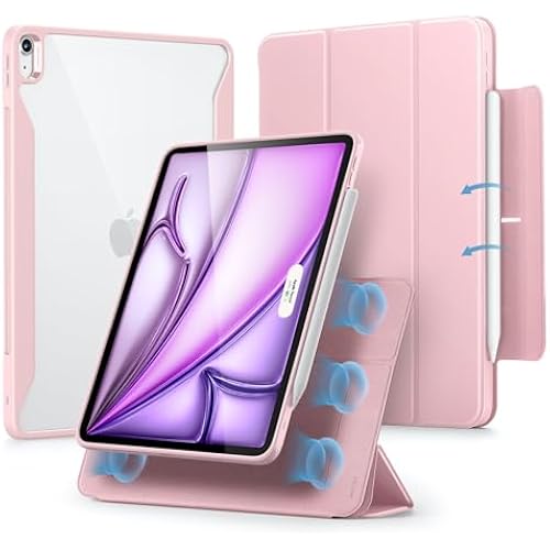 ESR for iPad Air 13 Inch Case M4/M3/M2, Rebound 360 Series, Pink