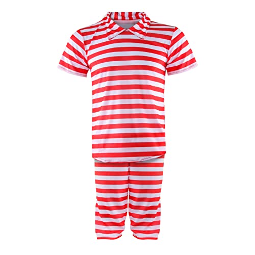 MENS VICTORIAN SWIMSUIT FANCY DRESS COSTUME - 1920S FANCY DRESS MENS VICTORIAN BATHING COSTUME SUMMER FANCY DRESS COSTUME (SMALL)