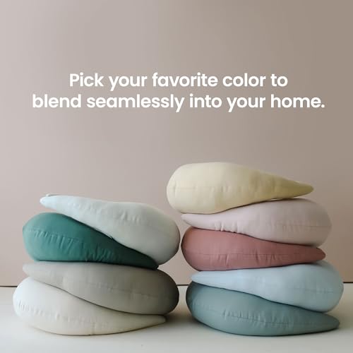 snuggle me Organic Nursing Pillow | Bottle & Breastfeeding Pillow with Organic Cotton Cover & Fiberfill, Machine Washable Feeding Pillow, Newborn Essentials Must Haves (Moss)