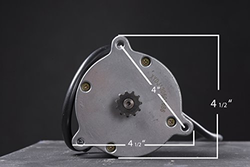 Alfa Wheels Electric Scooter Motor Currie Technologies 24 Volt 500 Watt Dc For 500 Series Schwinn & Izip Reversible With 11 Tooth Sprocket #25 Chain Model Numbers Xyd-6B Sd-156 Xydj130601664 #TOP1