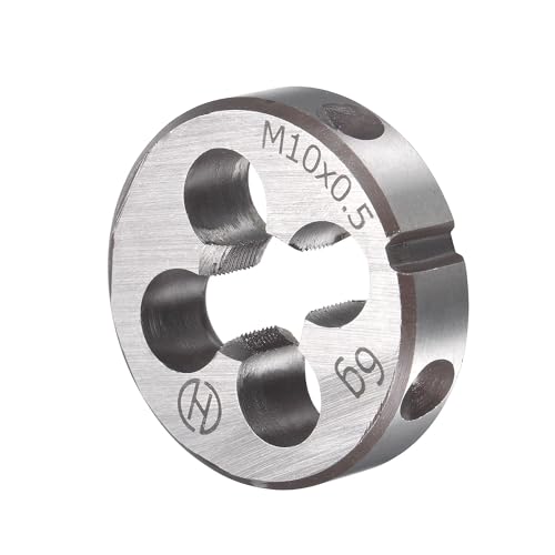TOP-VIGOR M10 x 0.5mm Metric Tap and Die Set, Machine Thread Screw Tap with Round Threading Die - Image 4