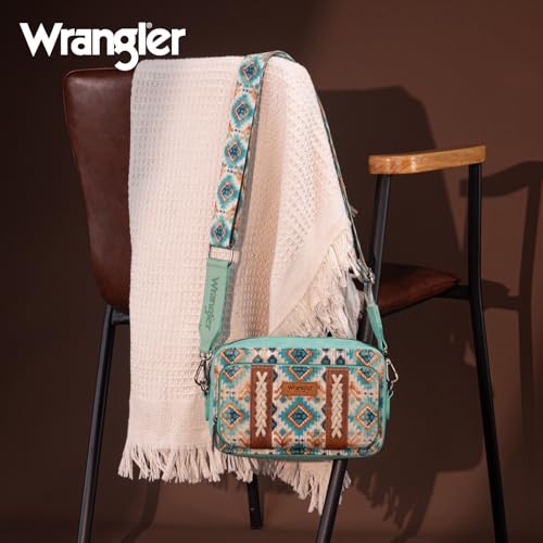 Image of Wrangler Strap Western Purse Straps Replacement Crossbody Handbag Adjustable Aztec Wide Guitar Strap