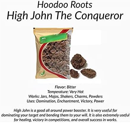 DK High John Conqueror Root 200g | Whole | High John Root Incense | Boosts Stamina