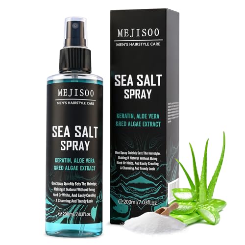 Flintronic Sea Salt Spray, spray z solą morską dla mężczyzn i kobiet, objętość i tekstura, z naturalnymi składnikami roślinnymi, elastyczne utrwalenie - 200 ml