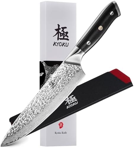 KYOKU Chef Knife - 8"- Shogun Series Japanese Style VG10 Steel Co...