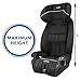 Harmony Defender 360 MAX with SIP Harnessed Booster Seat 3-in-1 Combination Deluxe Car Seat, Machine Washable Cover, for Children 26.5–120 lbs., 27–57 in - Black