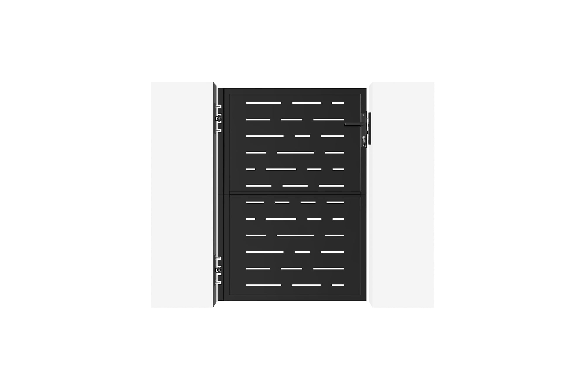 Casanoov Portillon acier 1m NALI ARLBERG H.140cm Noir mat